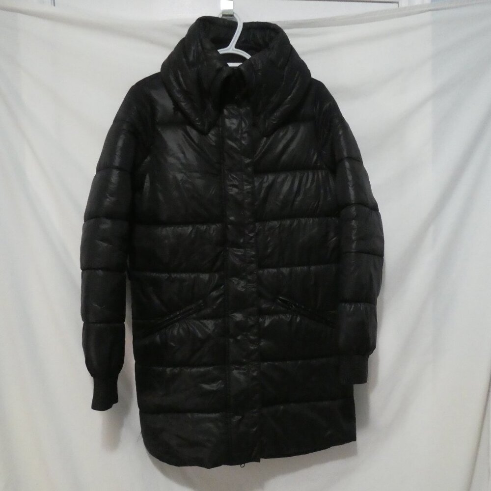 MUDO COLLECTION - Casual Look | size 39 | Black Puffer Jacket With High Collar